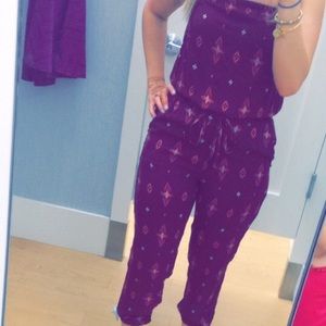 Strapless pant romper